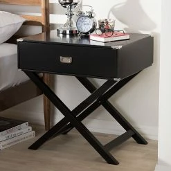 Baxton Studio Curtice Contemporary Nightstand Black 11 Baxton Studio Curtice Contemporary Nightstand Black -Baxton Studio Sales unnamed file 2833