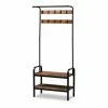 Baxton Studio Aislin Coat Rack Shelving Unit