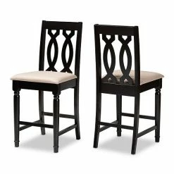 Baxton Studio Darcie Counter Stool 2-piece Set Gray -Baxton Studio Sales unnamed file 2861