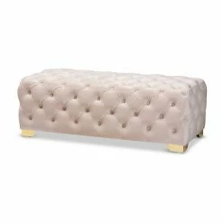 Baxton Studio Avara Ottoman Beige -Baxton Studio Sales unnamed file 2869