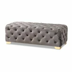 Baxton Studio Avara Ottoman Beige -Baxton Studio Sales unnamed file 2870