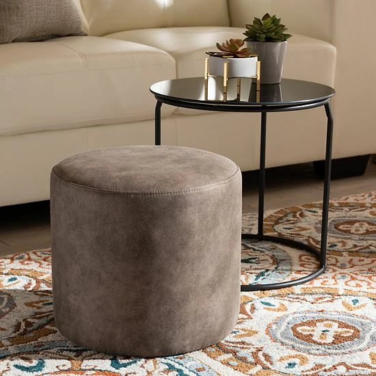 Baxton Studio Kira Ottoman & Table 2-Piece Set Baxton Studio Kira Ottoman & Table 2-Piece Set -Baxton Studio Sales unnamed file 2891