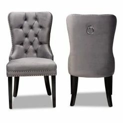 Baxton Studio Remy Dining Chair 2-Piece Set Gray Espresso 12 Baxton Studio Remy Dining Chair 2-Piece Set Gray Espresso -Baxton Studio Sales unnamed file 29