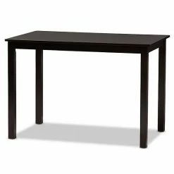 Baxton Studio Clarke Dining Table 5-piece Set Gray Espresso 12 Baxton Studio Clarke Dining Table 5-piece Set Gray Espresso -Baxton Studio Sales unnamed file 2919