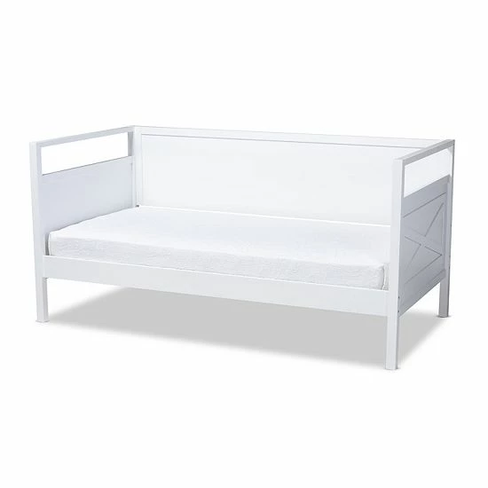 Baxton Studio Cintia Twin Daybed Gray 7 Baxton Studio Cintia Twin Daybed Gray - Image 7