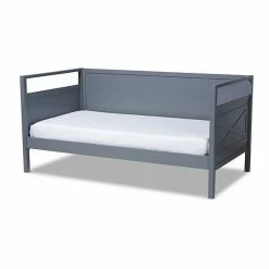 Baxton Studio Cintia Twin Daybed Gray 15 Baxton Studio Cintia Twin Daybed Gray -Baxton Studio Sales unnamed file 2946
