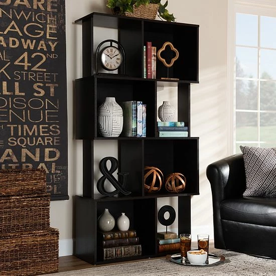 Baxton Studio Riva Bookcase 2 Baxton Studio Riva Bookcase - Image 2