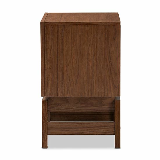 Baxton Studio Svante Medium Brown Nightstand 3 Baxton Studio Svante Medium Brown Nightstand - Image 3