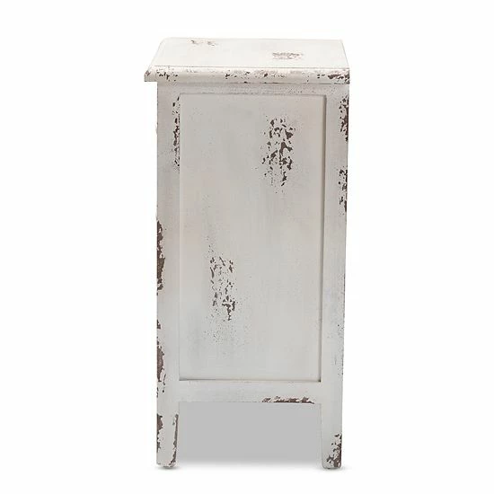 Baxton Studio Angeline Blue Storage Cabinet 3 Baxton Studio Angeline Blue Storage Cabinet - Image 3