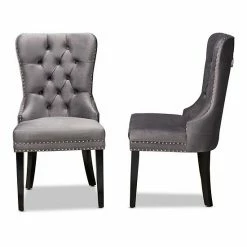 Baxton Studio Remy Dining Chair 2-Piece Set Gray Espresso 13 Baxton Studio Remy Dining Chair 2-Piece Set Gray Espresso -Baxton Studio Sales unnamed file 30