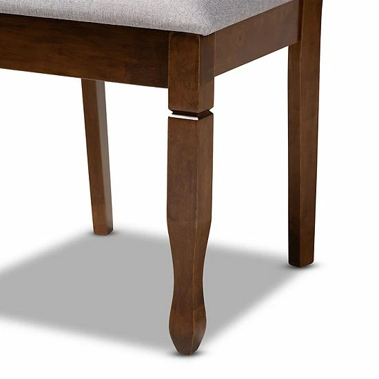 Baxton Studio April Dining Table & Chair 5-piece Set 6 Baxton Studio April Dining Table & Chair 5-piece Set - Image 6