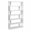 Baxton Studio Barnes 6-Shelf Modern Bookcase