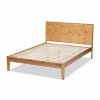 Baxton Studio Marana Oak Finish Bed
