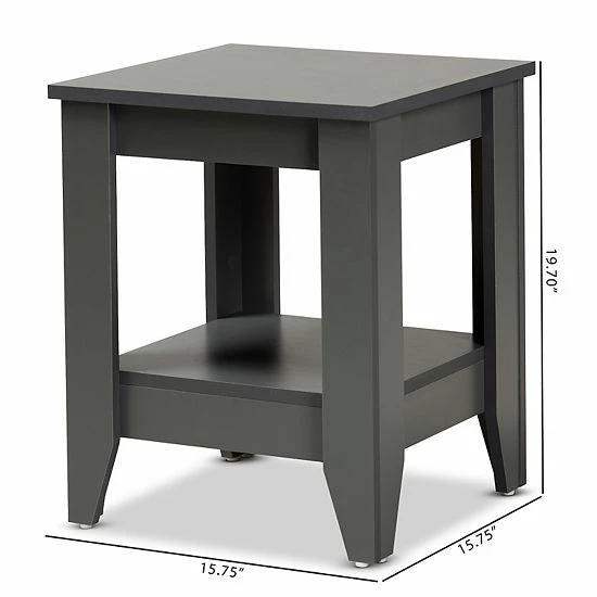 Baxton Studio Audra End Table 6 Baxton Studio Audra End Table - Image 6