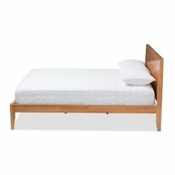 Baxton Studio Marana Oak Finish Bed -Baxton Studio Sales unnamed file 3032