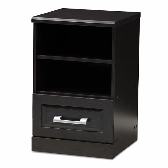 Baxton Studio Odelia Espresso Nightstand 1 Baxton Studio Odelia Espresso Nightstand