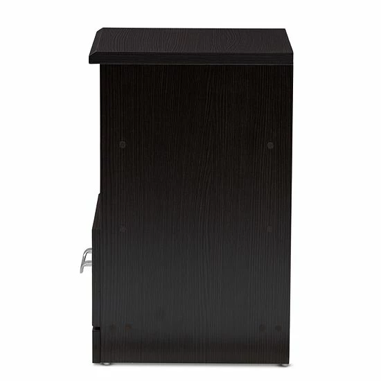 Baxton Studio Odelia Espresso Nightstand 4 Baxton Studio Odelia Espresso Nightstand - Image 4