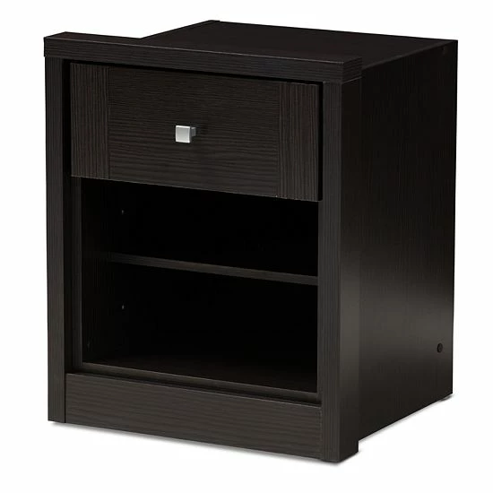 Baxton Studio Danette Espresso Nightstand 1 Baxton Studio Danette Espresso Nightstand