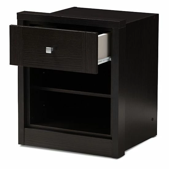 Baxton Studio Danette Espresso Nightstand 3 Baxton Studio Danette Espresso Nightstand - Image 3