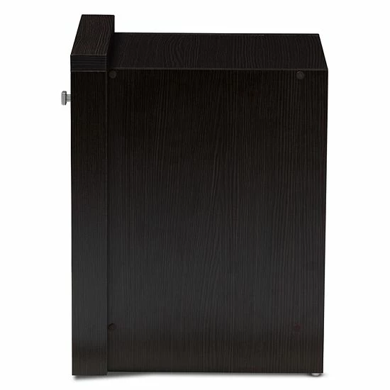 Baxton Studio Danette Espresso Nightstand 4 Baxton Studio Danette Espresso Nightstand - Image 4
