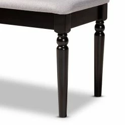 Baxton Studio Giovanni Dining Bench Sand Dark Brown -Baxton Studio Sales unnamed file 3052