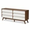 Baxton Studio Hildon 6-Drawer Dresser