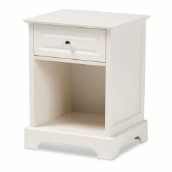Baxton Studio Chase Nightstand Table Black