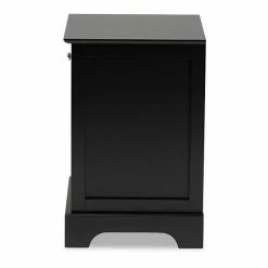 Baxton Studio Chase Nightstand Table Black 12 Baxton Studio Chase Nightstand Table Black -Baxton Studio Sales unnamed file 309