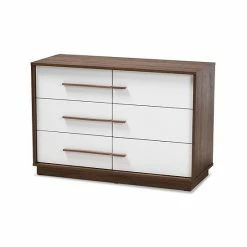 Baxton Studio Mette Medium Brown Dresser