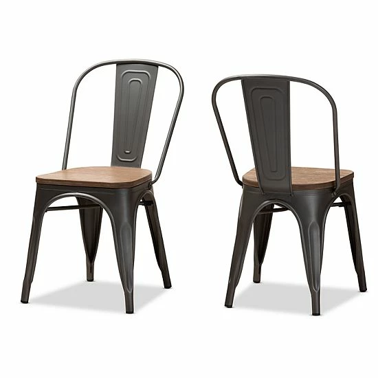 Baxton Studio Henri Dining Chair 2-piece Set 1 Baxton Studio Henri Dining Chair 2-piece Set