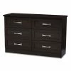 Baxton Studio Colburn 6-Drawer Dresser