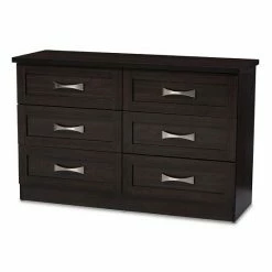Baxton Studio Colburn 6-Drawer Dresser