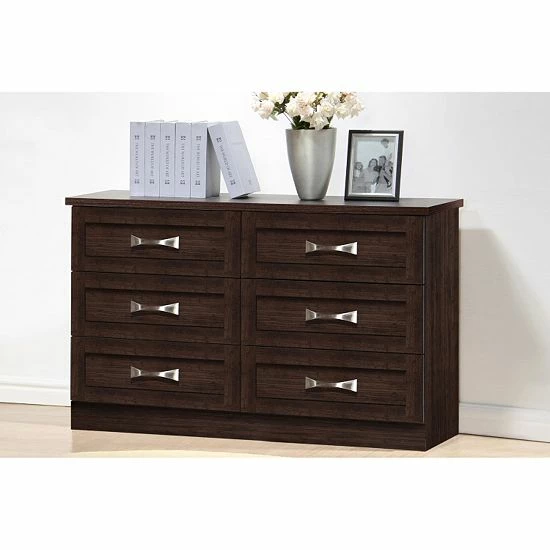 Baxton Studio Colburn 6-Drawer Dresser 2 Baxton Studio Colburn 6-Drawer Dresser - Image 2