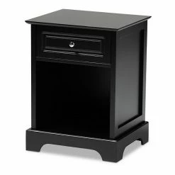 Baxton Studio Chase Nightstand Table Black 17 Baxton Studio Chase Nightstand Table Black -Baxton Studio Sales unnamed file 314