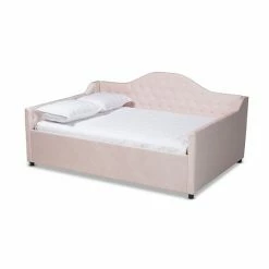 Baxton Studio Perry Daybed Light Pink -Baxton Studio Sales unnamed file 3166
