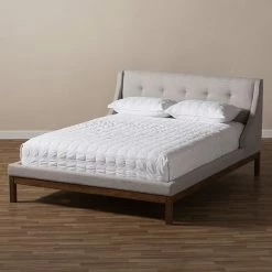 Baxton Studio Louvain Bed Gray Beige 13 Baxton Studio Louvain Bed Gray Beige -Baxton Studio Sales unnamed file 3173
