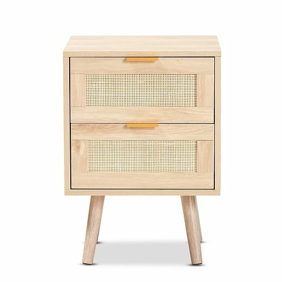 Baxton Studio Baird Nightstand 4 Baxton Studio Baird Nightstand - Image 4