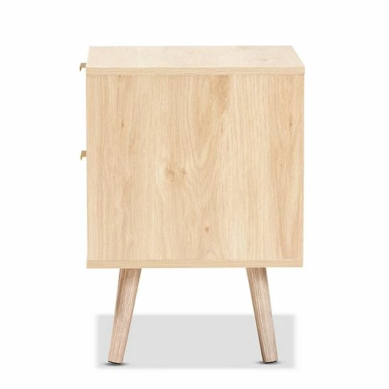 Baxton Studio Baird Nightstand 5 Baxton Studio Baird Nightstand - Image 5