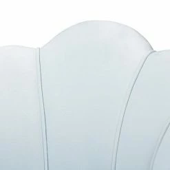 Baxton Studio Cinzia Scalloped Accent Chair Blue -Baxton Studio Sales unnamed file 3196