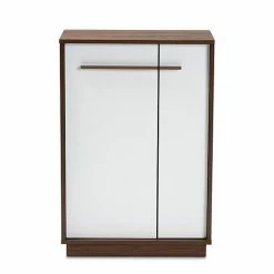 Baxton Studio Mette Medium Brown Shoe Cabinet 13 Baxton Studio Mette Medium Brown Shoe Cabinet -Baxton Studio Sales unnamed file 3208