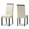 Baxton Studio Modern Cream Dining Chair 2-piece Set