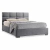 Baxton Studio Sophie Tufted Upholstered Bed Gray