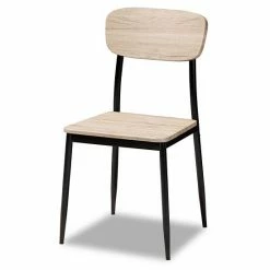 Baxton Studio Honore Light Brown Dining Set -Baxton Studio Sales unnamed file 3245