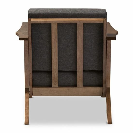 Baxton Studio Cayla Mid-Century Modern Arm Chair 3 Baxton Studio Cayla Mid-Century Modern Arm Chair - Image 3