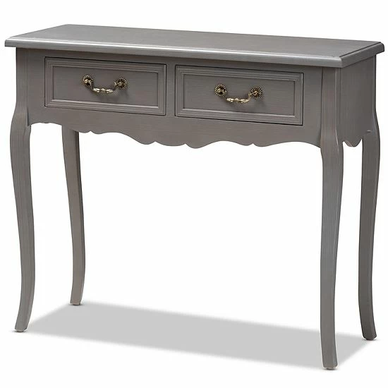 Baxton Studio Capucine White Console Table 1 Baxton Studio Capucine White Console Table