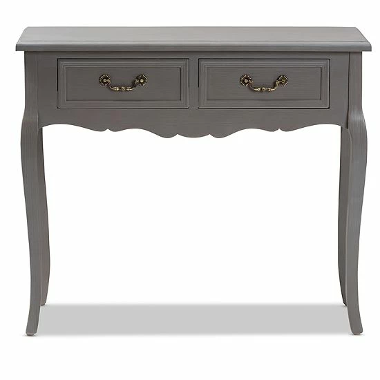 Baxton Studio Capucine White Console Table 4 Baxton Studio Capucine White Console Table - Image 4