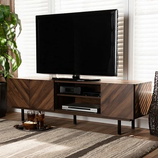 Baxton Studio Berit TV Stand 2 Baxton Studio Berit TV Stand - Image 2