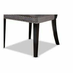 Baxton Studio Remy Dining Chair 2-Piece Set Gray Espresso 16 Baxton Studio Remy Dining Chair 2-Piece Set Gray Espresso -Baxton Studio Sales unnamed file 33