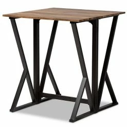 Baxton Studio Richard Pub Table & Stool 5-piece Set -Baxton Studio Sales unnamed file 3309
