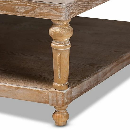 Baxton Studio Kelly Ottoman Beige Gray Washed 4 Baxton Studio Kelly Ottoman Beige Gray Washed - Image 4